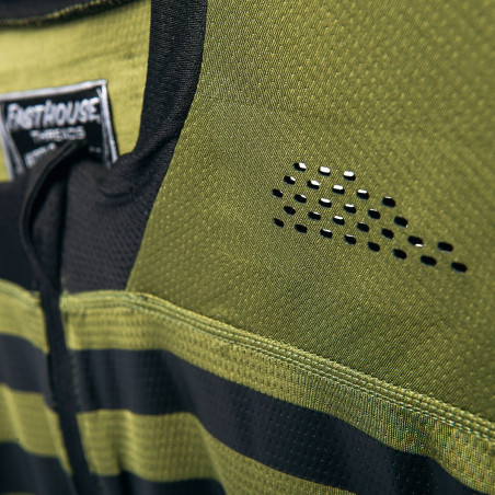 FASTHOUSE BIKE JERSEY CROSSLINE STRIPES OLIVE FASTHOUSE BIKE JERSEY CROSSLINE STRIPES OLIVE