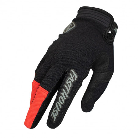 FASTHOUSE GLOVES SPEEDSTYLE RIDGELINE BLACK RED FASTHOUSE GLOVES SPEEDSTYLE RIDGELINE BLACK RED