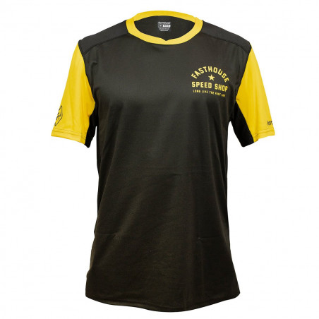 FASTHOUSE BIKE JERSEY ALLOY STAR SHORT SLEEVE BLACK GOLD