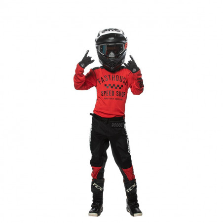 FASTHOUSE YOUTH JERSEY CARBON RED/BLACK FASTHOUSE YOUTH JERSEY CARBON RED/BLACK