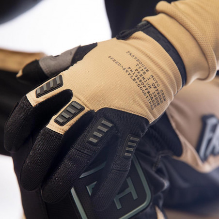 FASTHOUSE GLOVES OFF ROAD STRIKE KHAKI/BLACK FASTHOUSE GLOVES OFF ROAD STRIKE KHAKI/BLACK