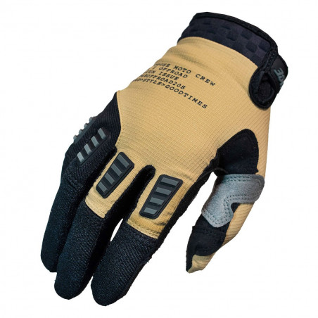 FASTHOUSE GLOVES OFF ROAD STRIKE KHAKI/BLACK