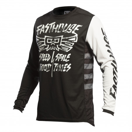 FASTHOUSE JERSEY GRINDHOUSE TRIBE BLACK FASTHOUSE JERSEY GRINDHOUSE TRIBE BLACK